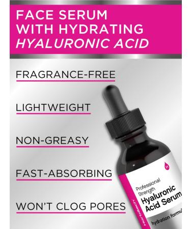Horb ach Hyaluronic Acid Serum for Face - 2 oz | Paraben & SLS Free Moisturizer | Shop Internationally - Buy Online on SooperMarket.com