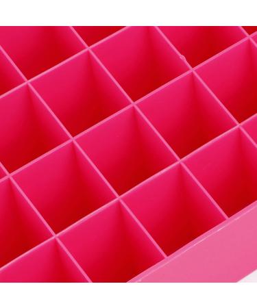 Alvinlite Lipstick Display Stand - 36 Space Pink Plastic Lipstick Organizer Rack for International Shipping - Buy Online on SooperMarket.com