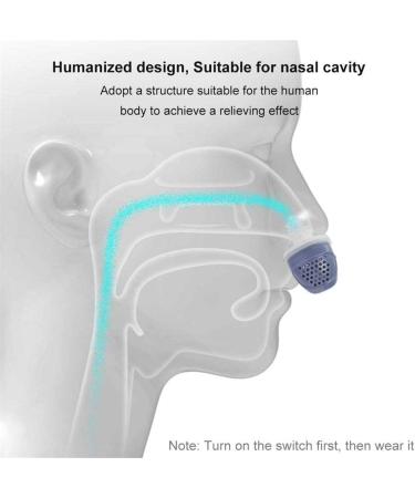 AISHFP Electric Anti Snoring Device | Snore Stopper Purifier | USB Lightweight Nose Plug for Comfortable Sleep - Buy Online on SooperMarket.com
