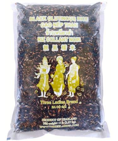 Three Ladies Rice (Black Glutinous Rice, 5 lbs)