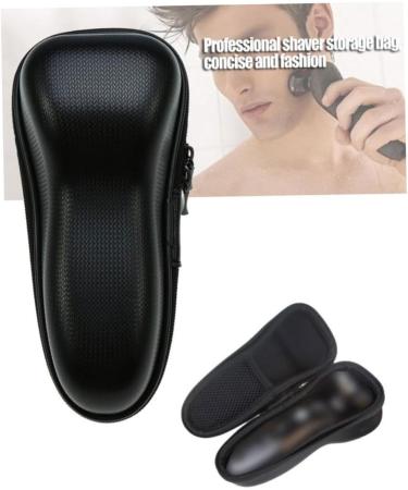 Shaver Organizer Case - Portable Electric Shaver Storage Bag for Travel | EVA Travel Carrying Case in Black - Buy Online on SooperMarket.com