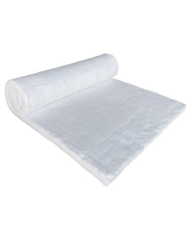 CeraTex Ceramic Fiber Blanket Insulation Enhanced 8# Density 1" x 24" x 60", 2300F High Temperature Insulation for Kiln Stove Furnace Glass Fusing Pizza Oven