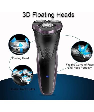 GeRRiT Electric Razor for Men - Waterproof Rotary Shaver Wet & Dry Use USB Rechargeable with Pop-Up Trimmer - Buy Online on SooperMarket.com