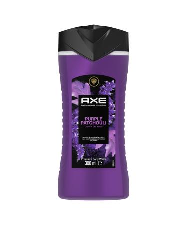 AXE FINE fragrance Collection Premium shower gel Purple Patchouli for 12 hours of long -lasting freshness gives a spectacular fragrance in the shower 300 ml patchouli 300 ml (1 Pack)