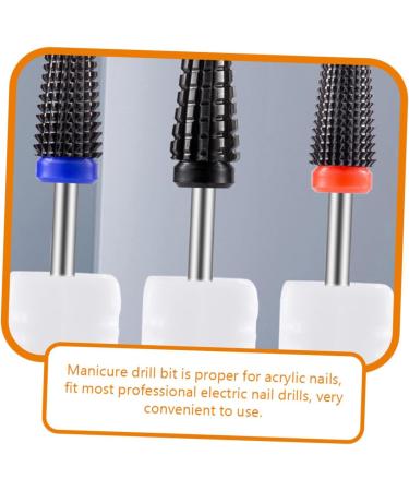minkissy Nail Drill Bits Nail Tools Nail Art Tools Manicure Drill Bits Nails Drill Bits Nail Bit Nail Art Drill Bits Manicure Accessories Nail Clippers Ceramics Women's Front - Buy Online on SooperMarket.com