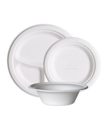 Buy 12 oz Sugarcane Bowls - Eco-Friendly White Disposable Bowls (1000 Count) | Alternative Products Inc. - Buy Online on SooperMarket.com