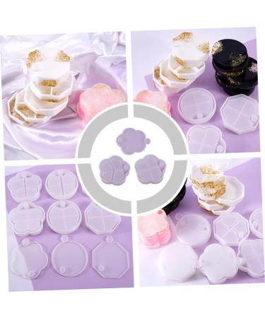 Operitacx Candle Epoxy Molds 6 Pcs Jewelry Box Silicone Mold Flowerpot Ashtray To Rotate Candle Molds Whitex2pcs 10.8X10.2X2.6CMx2pcs - Buy Online on SooperMarket.com