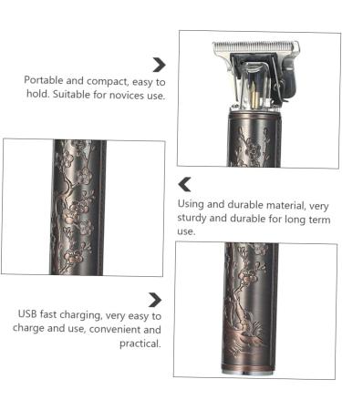 minkissy 1 Set Special Carving Clippers Professional Hair Trimmer Cordless Clippers Hair Grooming Trimmer Hair Grooming Clipper Men's Razor Electronic Component Wooden Electric Scissors Man - Buy Online on SooperMarket.com