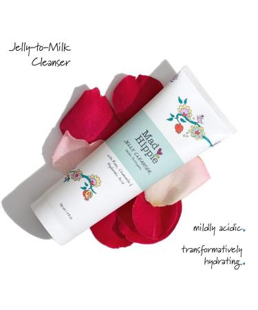 Mad Hippie Jelly Cleanser 4oz - Vegan Hydrating Face Wash with Hyaluronic Acid for Normal/Dry Skin - Removes Makeup & Sunscreen - Natural Plant Based Ingredients - Buy Online on SooperMarket.com