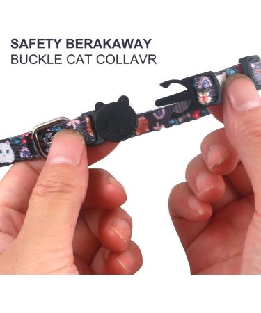 Adjustable Airtag Cat Neck Band with Bell | Silicone Protective Cover & Breakaway Safety Buckle | Black | Compatible with Apple Airtag - Buy Online on SooperMarket.com
