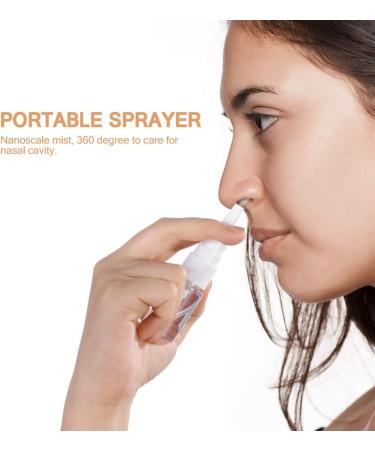 FOMIYES 10ml White Empty Plastic Nasal Spray Bottles Pump Sprayer Mist Nose Spray Refillable Bottle for Saline Water Wash Applications Pack of 20 Pump Bottles - Buy Online on SooperMarket.com