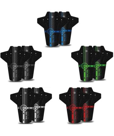FETESNICE Mountain Bike Fender Set - Front and Rear Mud Guards for 20-29 Bicycles, Adjustable, Green - Buy Online on SooperMarket.com