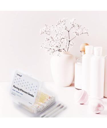 Swiftalyn Piercing Aftercare Kit - 50Pcs Skincare Swabs for New & Irritated Piercings - Buy Online on SooperMarket.com
