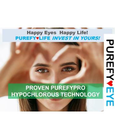 Buy PUREFYEYE 4oz Hypochlorous Eyelid Cleanser - Relief for Dry Eye Rosacea Pink Eye | Gentle & Hypoallergenic Daily Care - Buy Online on SooperMarket.com