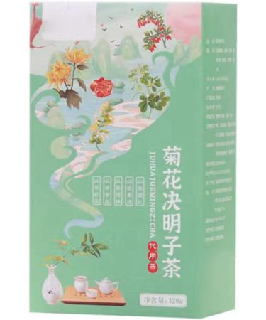 Chrysanthemum Cassia Seed Tea Combination Floral Tea Health Tea Pure 120g 20 Counts Convenient Brewing with Triangular Tea Bags for Modern People - Buy Online on SooperMarket.com
