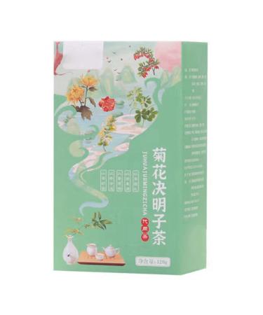 Chrysanthemum Cassia Seed Tea Combination Floral Tea Health Tea Pure 120g 20 Counts Convenient Brewing with Triangular Tea Bags for Modern People