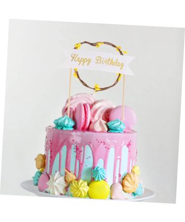 OFFSCH Cake Picks Led Birthday Signs Birthday Cupcake Topper Cake Toppers Wedding Cupcake Topper Wedding Topper Dessert Picks Sandwitch Stick Cake Pick Topper Sandwich Bar Beautiful - Buy Online on SooperMarket.com