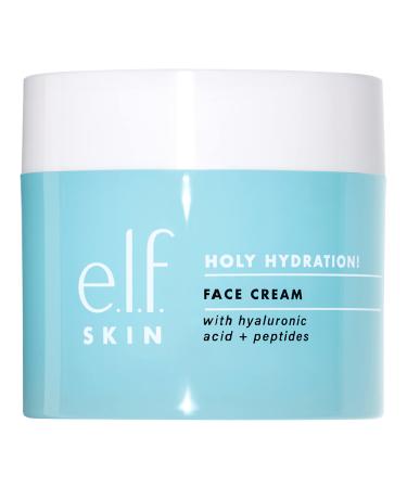 e.l.f. SKIN Holy Hydration! Face Cream, Moisturizer For Nourishing & Plumping Skin, Infused With Hyaluronic Acid, Vegan & Cruelty-Free, 1.8 Oz