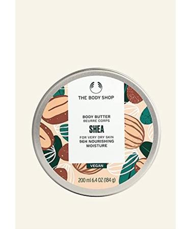 The Body Shop Body Butter Shea 96 Hours Moisture dry skin vegan (Shea 200ml) 200 ml (Pack of 1)