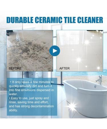 Tile Grout Cleaner Sprayer Jue Fish Tile Cleaner Ultimate Grout Cleaner Ceramic Tile Cleaner Bathroom Tile Grout Cleaner Powerful Tile Cleaner Grout Cleaner For Tile Floors (100ML) - Buy Online on SooperMarket.com
