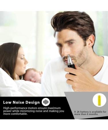 Buy Portable Ear & Nose Hair Trimmer - Battery-Operated Electric Facial Hair Shaver for Travel & Easy Cleansing - Buy Online on SooperMarket.com