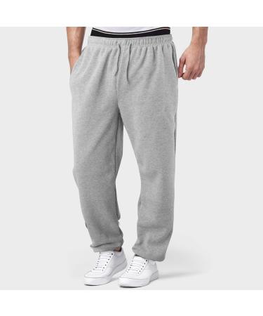 Shop Rumaozia Men's Baggy Jogging Pants - Breathable Cotton Sweatpants Wide Leg Sports & Yoga Pants (3XL) - Perfect for Training & Comfort - Buy Online on SooperMarket.com