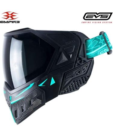 Empire EVS Thermal Paintball Mask in Black/Aqua - High-Quality Protection - Buy Online on SooperMarket.com
