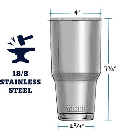 YETI Rambler 30 oz Tumbler with MagSlider Lid - Stainless Steel, Vacuum Insulated - Black - Buy Online on SooperMarket.com