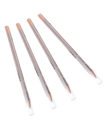 KALLORY Spot Scar Concealer Pen Pen 4Pcs Pens Portable Spot Scar Pens Wooden Pencils Spot Pencils Makeup Makeup 16x0.8cm Ivory