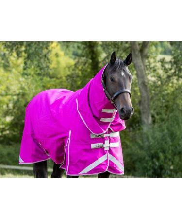 Swish Equestrian 100g Detachable Neck Turnout Rug - Mulberry 6'6 - Buy Online on SooperMarket.com