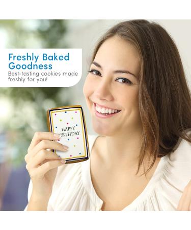 Happy Birthday Cookie Gift Basket - Gourmet Hand-Decorated Vanilla Sugar Cookies | Kosher B-Day Treat for Men, Women, Boys & Girls | Prime Delivery - Buy Online on SooperMarket.com