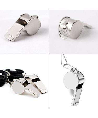 IJIZUO Stainless Steel Trill Pipe - Professional Whistle with Lanyard for Coaches Dog Training Sports & Physical Education - Buy Online on SooperMarket.com
