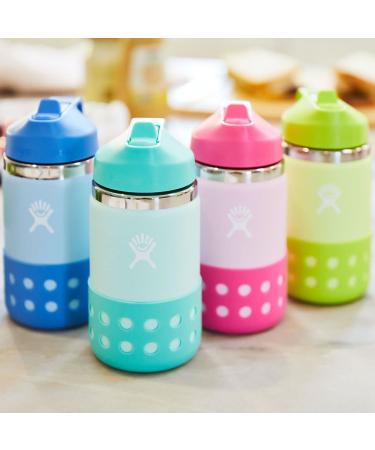 Hydro Flask Kids Wide Mouth Straw Lid and Boot - Honeydew - 12 Oz Paradise - Buy Online on SooperMarket.com