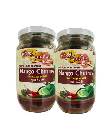 Sindhu Mango Chutney | From the House of Araliya | A Taste of Sri Lankan cuisine | 400g (Pack of 2)