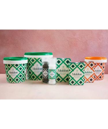 Maldon Sea Salt Flakes 8.5 oz - Natural Handcrafted Gourmet Kosher Salt - Buy Online on SooperMarket.com