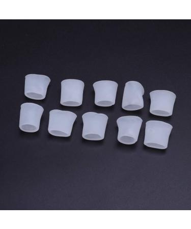 FOMIYES Gel Toe Sleeves Protectors Tube - 5 Pairs for Bunion, Blisters, Corns, Hammer Toes - Cushioned, Breathable Toe Wrap Covers - Toe Separators Brace for Toe Nail Loss and Friction Relief - Buy Online on SooperMarket.com