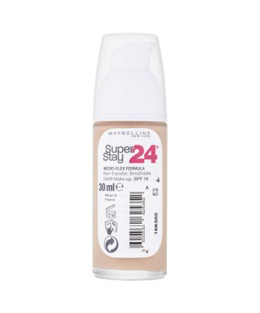 Maybelline SuperStay24H Liquid Foundation 030 Sand 30ml - Long-lasting Coverage - Buy Online on SooperMarket.com