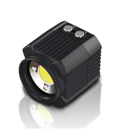 MEIKON Mini Waterproof led Light Scuba Diving Lights Fill-in Light for Waterproof housing Underwater Photographic Lighting System  Black1