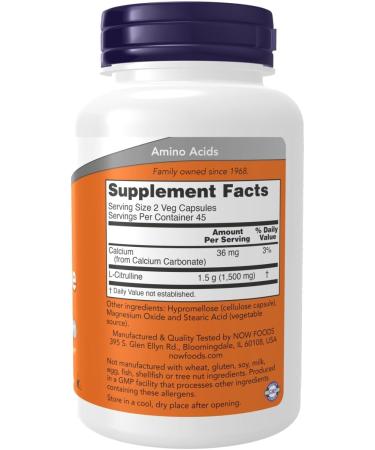 L-Citrulline Capsules 90 pcs - Boost Energy & Performance | International Shipping - Buy Online on SooperMarket.com