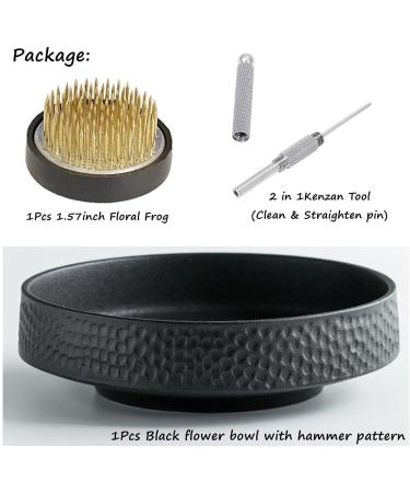 Eggone Japanese Ikebana Vase Kit with Flower Frog and Needle Straightening Tool - Buy Online on SooperMarket.com