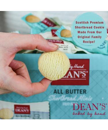 Deans Shortbread Biscuits Individually Wrapped - Bulk Box of 100 Single Packs of Luxury Scottish All Butter Rounds. Multipacks Ideal For Your Lunchbox Hotel or B&B. Best Served With Tea Or Coffee. 100 Single All Butter Shortbread Minis - Buy Online on SooperMarket.com