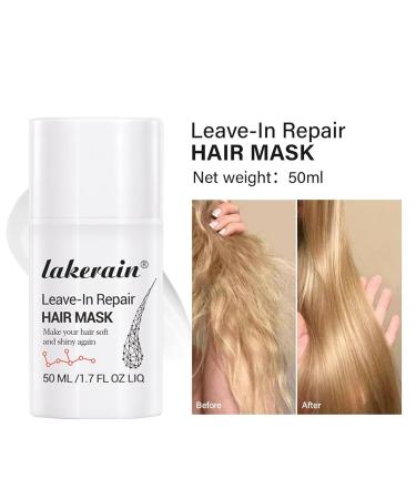Leave-In Repair Hair Mask | Vegan Collagen for Softening & Restoring Shine | Hydrating Treatment for Dry & Damaged Hair | Split Ends Solution - Buy Online on SooperMarket.com