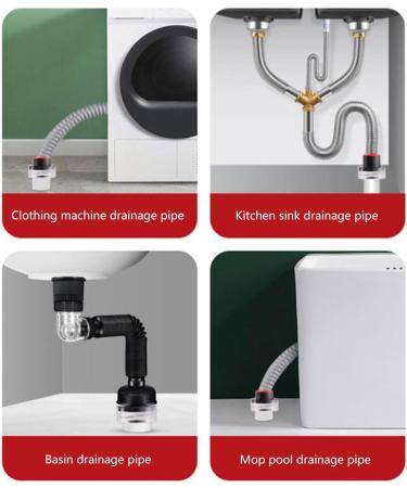 Washbasin Sewer Plug Kitchen Bathroom Sewer Drain Deodorant Cover Anti-odor Floor Drain Plug Easy Installation Sewer Drain Deodorant Cover Bathroom Easy Installation - Buy Online on SooperMarket.com