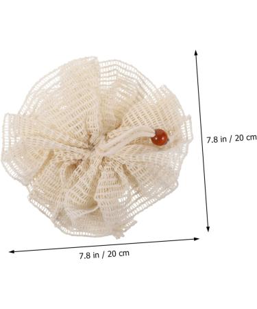 Angoily 2pcs Exfoliating Bath Sponge Loofah Ball Set - Foam Shower Scrubber & Strainer for Deep Cleansing - International Shipping Available - Buy Online on SooperMarket.com