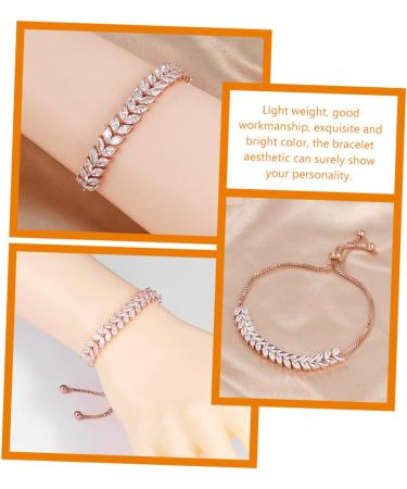PACKOVE High-end Simple Bracelet Adjustable Bracelet Metal Bracelets Enamel Teakettle World Map Wall Clock Crystal Bracelet Tennis Wristband Bracelets for Girls Accessories Zircon Wedding - Buy Online on SooperMarket.com