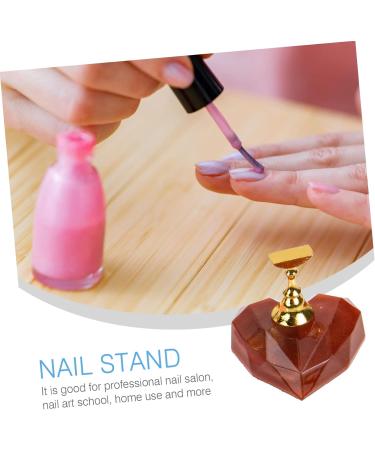 Mikinona 4 Sets Nail Holder Nail Stand Nail Tip Holders Nail Art Base Nail Art Tool Nail Tip Display Stand Nail Art Stand Nail Display Stand Nail Practice Stand Tool for Nail Art - Buy Online on SooperMarket.com