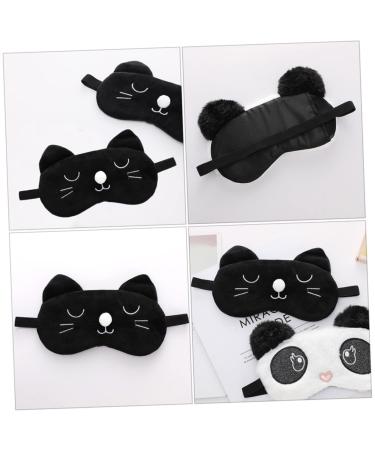3 Pcs Cat Sleep Mask Funny Blindfolds & Eye Covers Comfortable Sleeping Eye Shades Perfect for Travel & Relaxation - Buy Online on SooperMarket.com