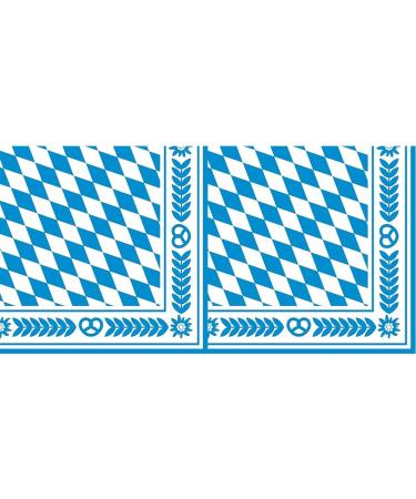 Susy Card 11095262 Napkin Bavarian Diamond Blue/White 33 x 33 cm (Pack of 2) Napkins medium 33 x 33 cm (Pack of 2)