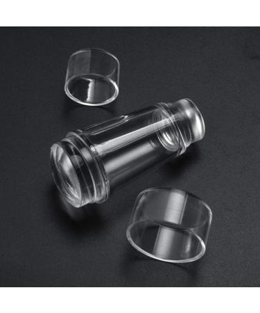 Lurrose Clear Nail Art Stamper - Jelly Silicone Tool for DIY Nail Decor | Perfect for Women Ladies & Girls - International Shipping Available - Buy Online on SooperMarket.com