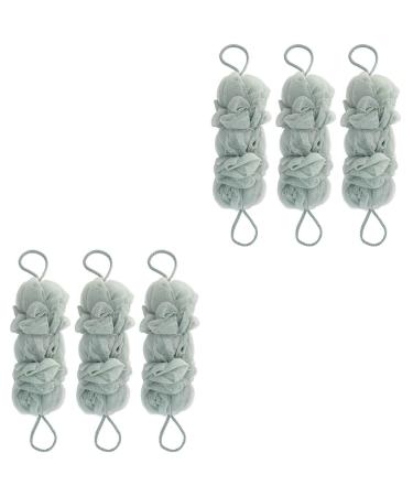 Cabilock 6 pcs Exfoliating Body Scrubbers Back Washer for Shower Back Bath Bath Ball Long Bath Ball Cleans The Body.